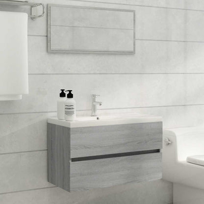 Set Mobili Da Bagno 2 Pz In Legno Multistrato