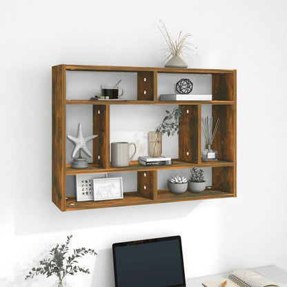 Scaffale A Parete 75X16X55 Cm Legno Multistrato