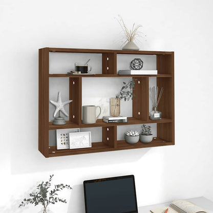 Scaffale A Parete 75X16X55 Cm Legno Multistrato