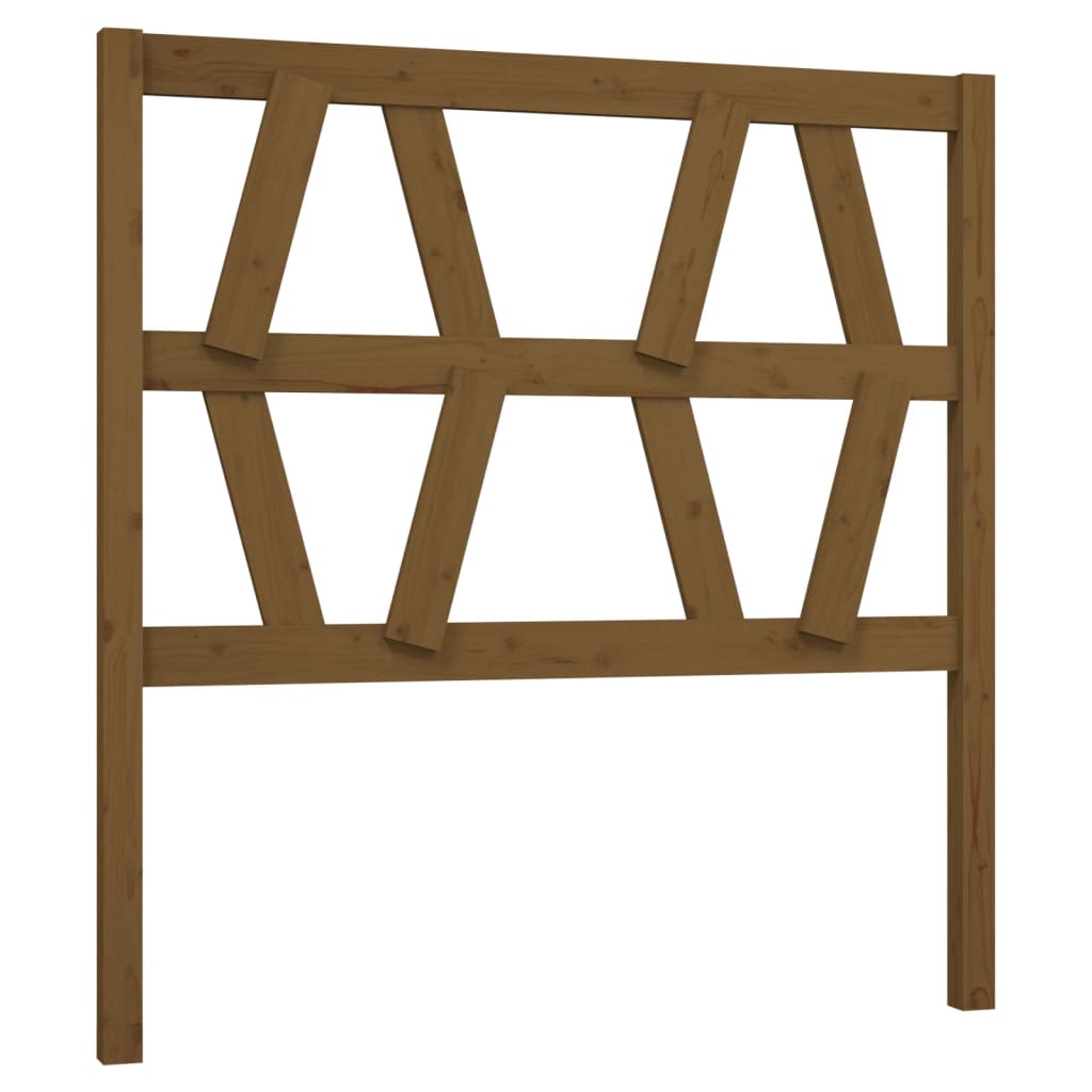 Testiera Per Letto Ambra 81X4X100 Cm In Legno Massello Di Pino