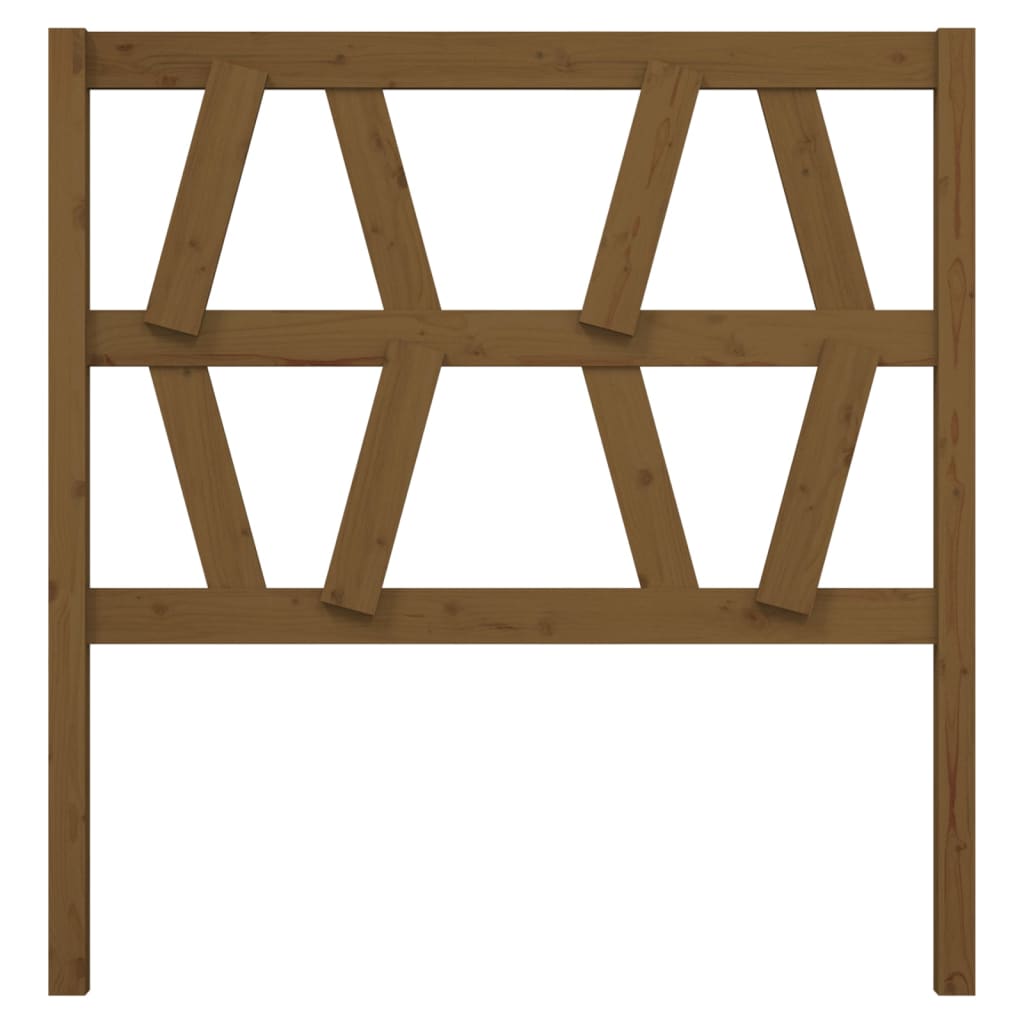 Testiera Per Letto Ambra 81X4X100 Cm In Legno Massello Di Pino