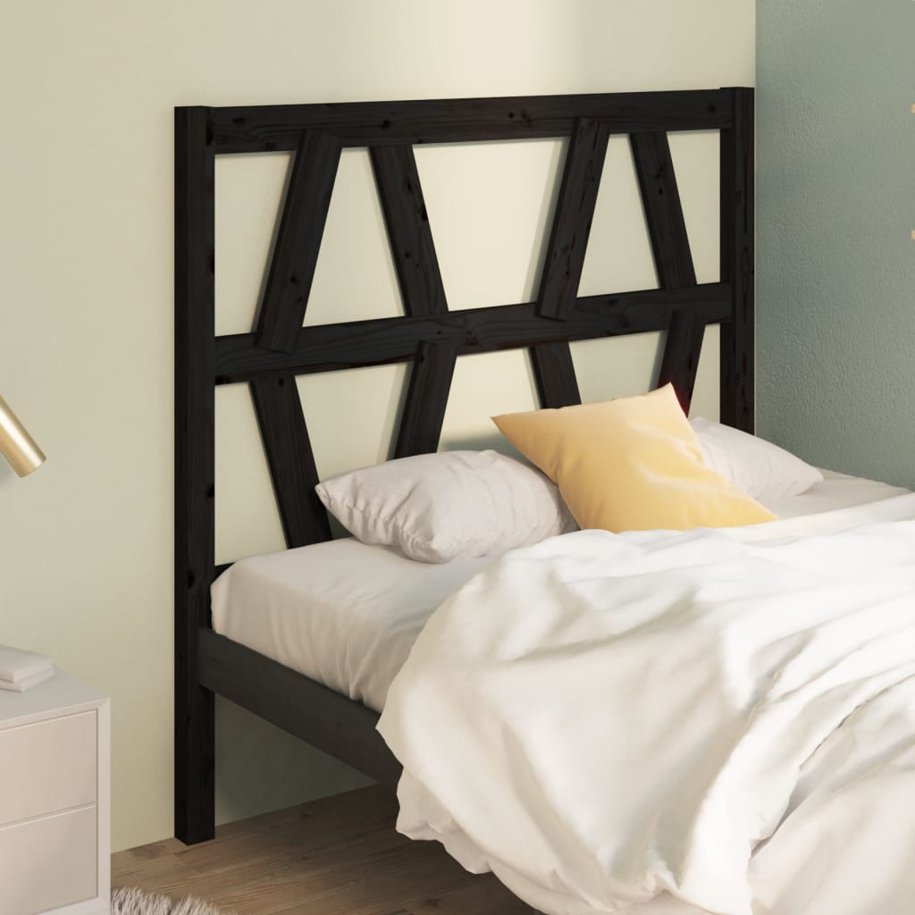 Testiera Per Letto Ambra 81X4X100 Cm In Legno Massello Di Pino