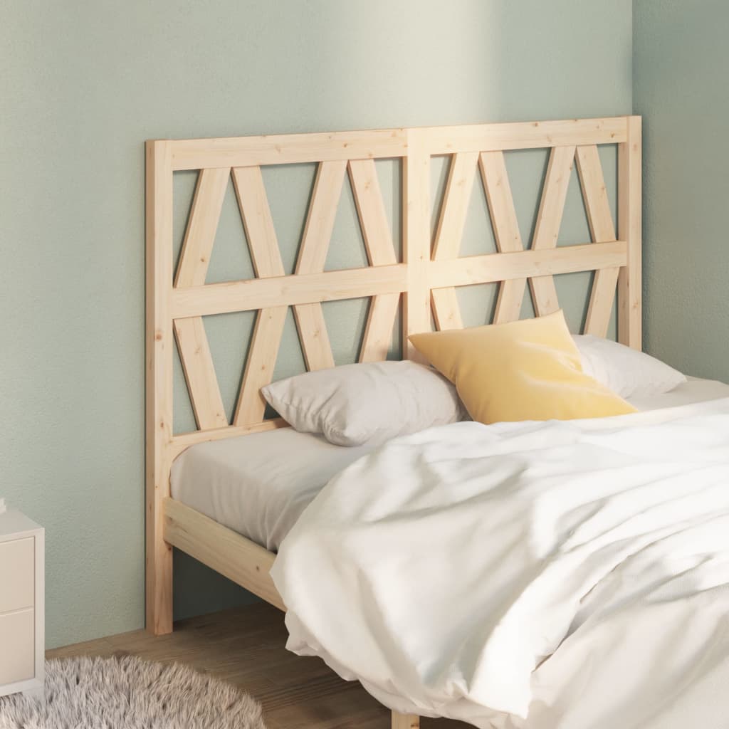 Testiera Per Letto Ambra 81X4X100 Cm In Legno Massello Di Pino