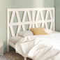 Testiera Per Letto Ambra 81X4X100 Cm In Legno Massello Di Pino