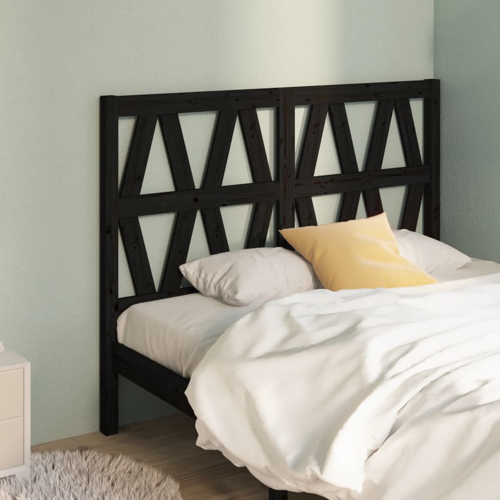 Testiera Per Letto Ambra 81X4X100 Cm In Legno Massello Di Pino