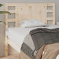 Testiera Per Letto Nera 106X4X100 Cm In Legno Massello Di Pino