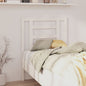 Testiera Per Letto Grigia 186X4X100Cm In Legno Massello Di Pino