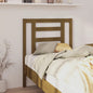 Testiera Per Letto Grigia 186X4X100Cm In Legno Massello Di Pino