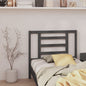 Testiera Per Letto Grigia 186X4X100Cm In Legno Massello Di Pino