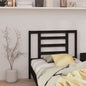 Testiera Per Letto Grigia 186X4X100Cm In Legno Massello Di Pino