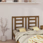 Testiera Per Letto Grigia 186X4X100Cm In Legno Massello Di Pino