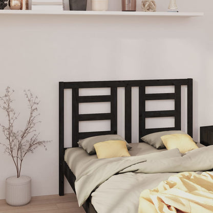Testiera Per Letto Grigia 186X4X100Cm In Legno Massello Di Pino
