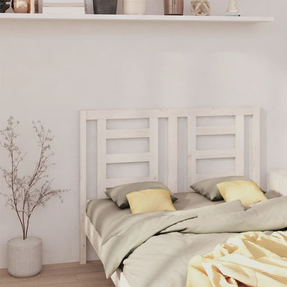 Testiera Per Letto Grigia 186X4X100Cm In Legno Massello Di Pino