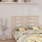 Testiera Per Letto Grigia 186X4X100Cm In Legno Massello Di Pino