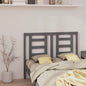 Testiera Per Letto Grigia 186X4X100Cm In Legno Massello Di Pino