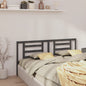 Testiera Per Letto Grigia 186X4X100Cm In Legno Massello Di Pino