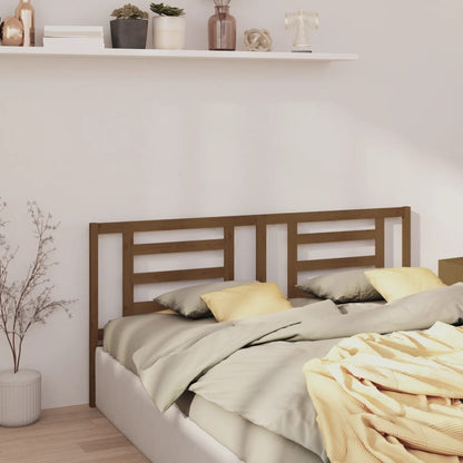 Testiera Per Letto Grigia 186X4X100Cm In Legno Massello Di Pino