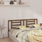 Testiera Per Letto Grigia 186X4X100Cm In Legno Massello Di Pino