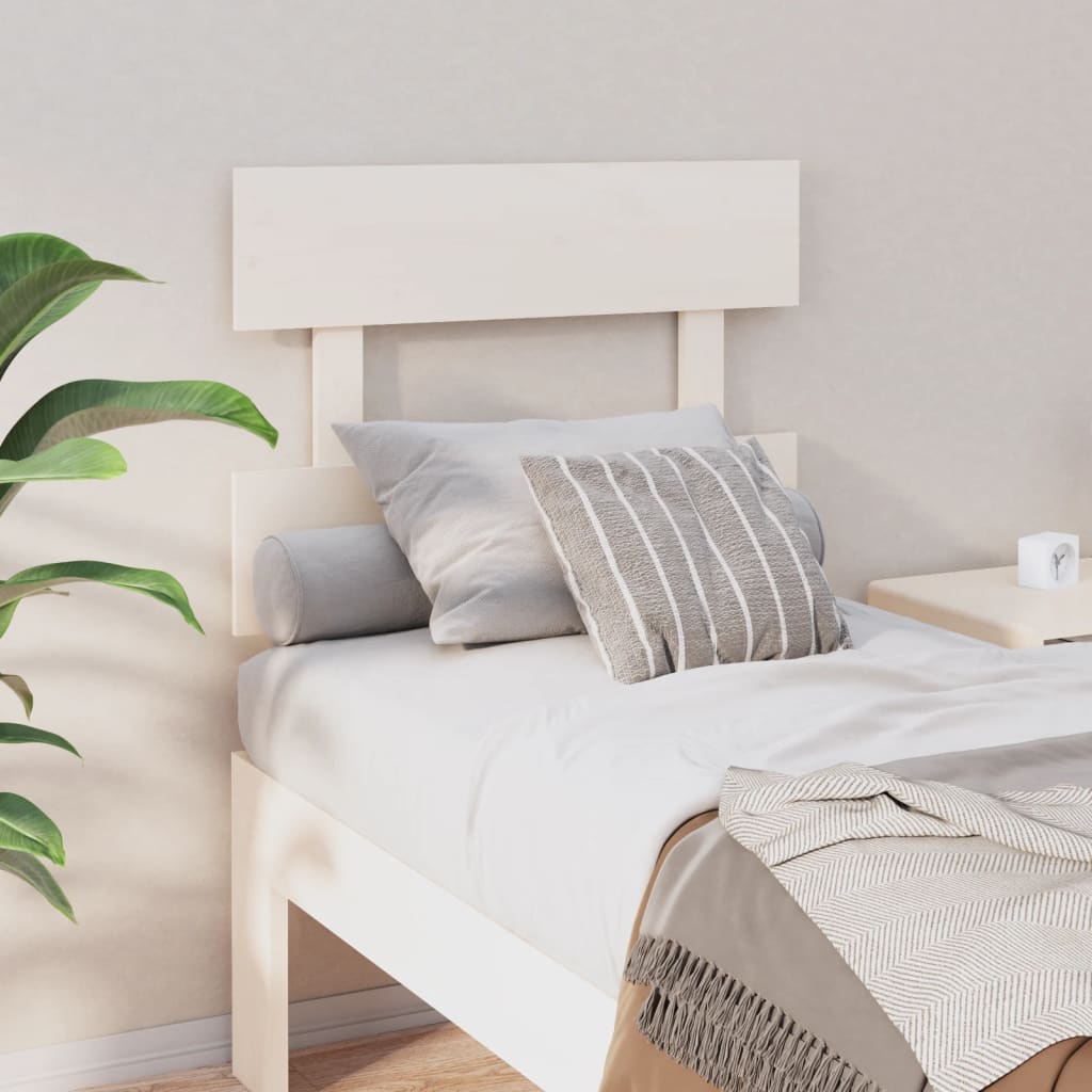 Testiera Per Letto Ambra 154X3X81 Cm In Legno Massello Di Pino