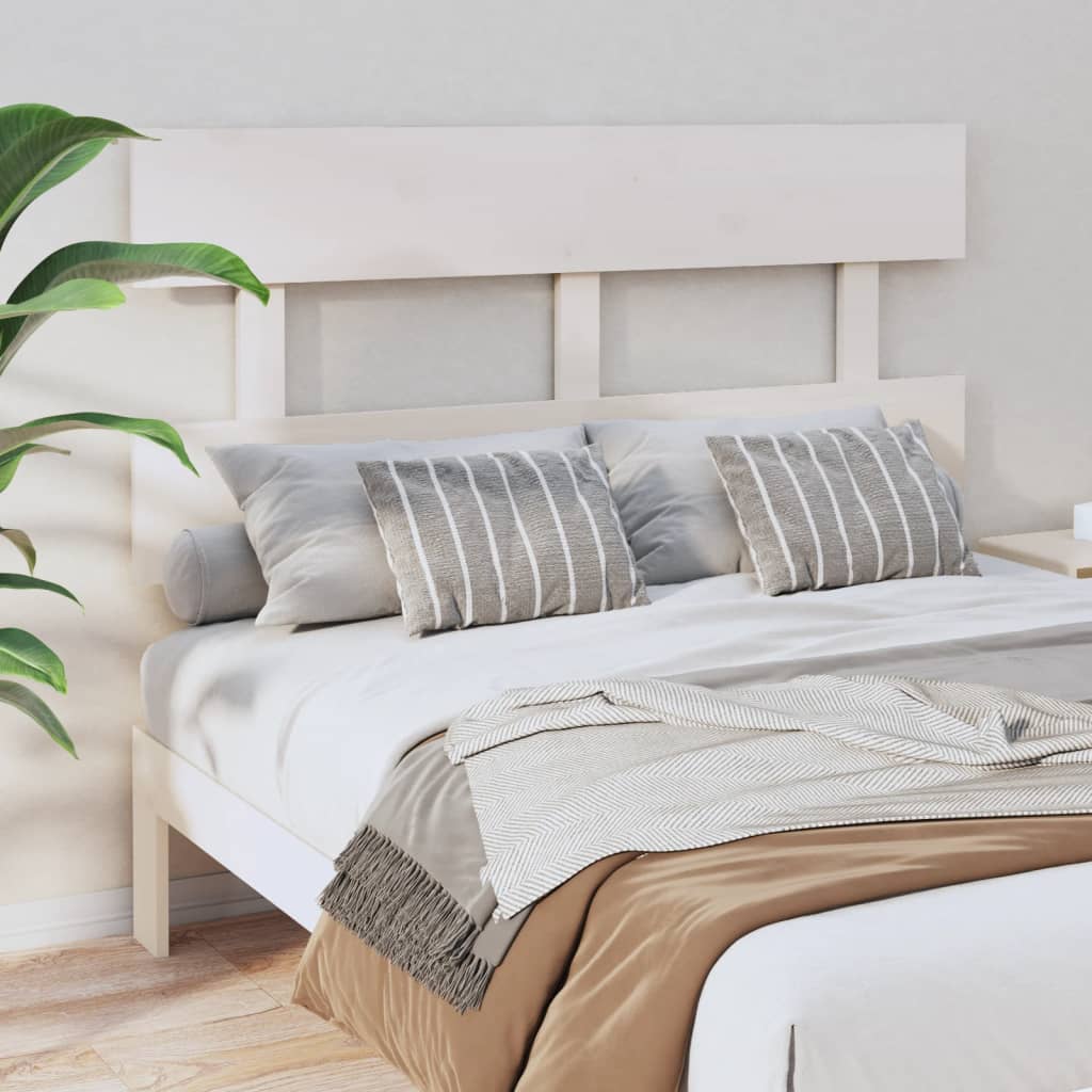 Testiera Per Letto Ambra 154X3X81 Cm In Legno Massello Di Pino