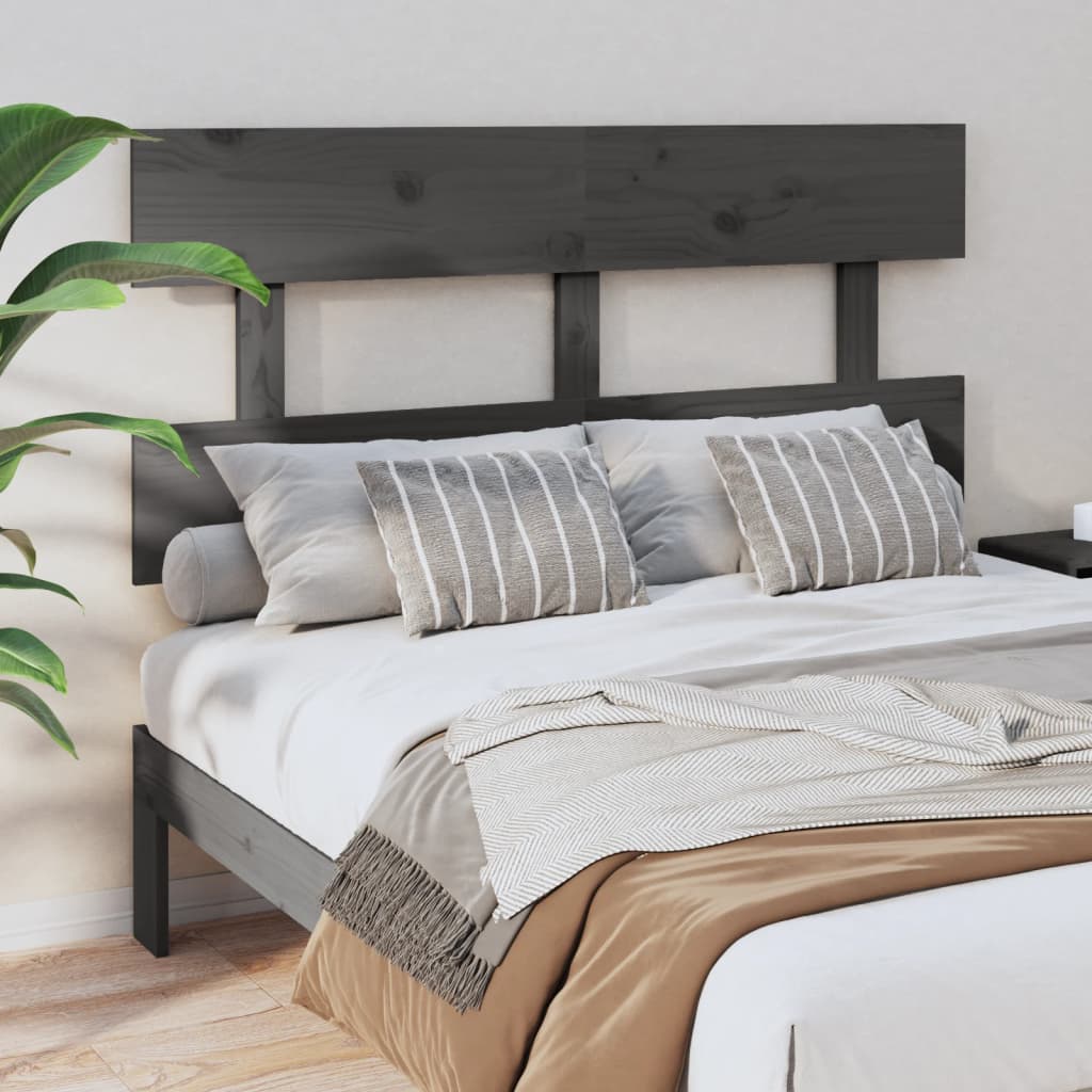 Testiera Per Letto Ambra 154X3X81 Cm In Legno Massello Di Pino