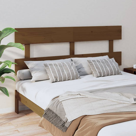 Testiera Per Letto Ambra 154X3X81 Cm In Legno Massello Di Pino