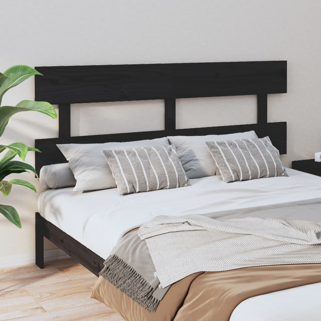 Testiera Per Letto Ambra 154X3X81 Cm In Legno Massello Di Pino