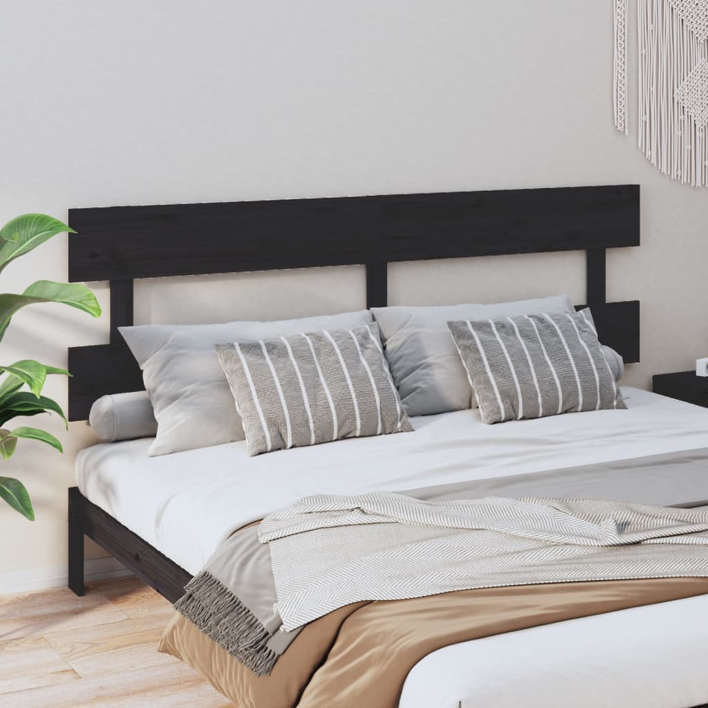 Testiera Per Letto Ambra 154X3X81 Cm In Legno Massello Di Pino