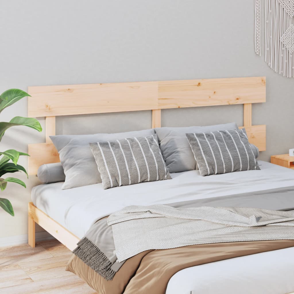 Testiera Per Letto Ambra 154X3X81 Cm In Legno Massello Di Pino