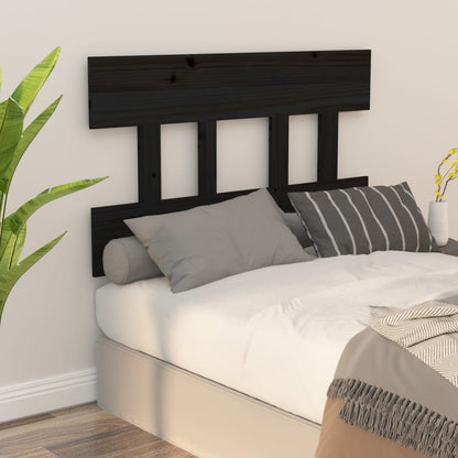 Testiera Per Letto Grigia 138,5X3X81 Cm Legno Massello Di Pino