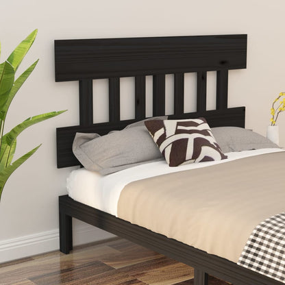 Testiera Per Letto Grigia 138,5X3X81 Cm Legno Massello Di Pino