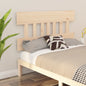 Testiera Per Letto Grigia 138,5X3X81 Cm Legno Massello Di Pino