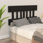 Testiera Per Letto Grigia 138,5X3X81 Cm Legno Massello Di Pino