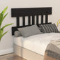 Testiera Per Letto Grigia 138,5X3X81 Cm Legno Massello Di Pino