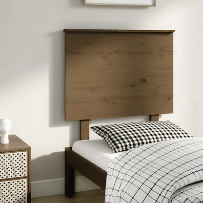 Testiera Per Letto Ambra 79X6X82,5 Cm In Legno Massello Di Pino