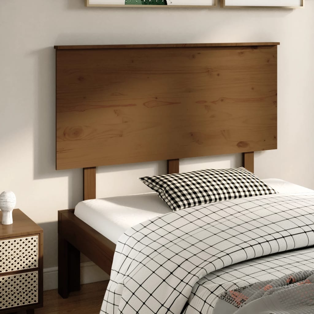 Testiera Per Letto Ambra 79X6X82,5 Cm In Legno Massello Di Pino