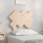 Testiera Per Letto Bianca 104X3X80,5 Cm Legno Massello Di Pino