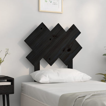 Testiera Per Letto Bianca 104X3X80,5 Cm Legno Massello Di Pino