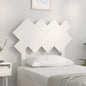 Testiera Per Letto Bianca 104X3X80,5 Cm Legno Massello Di Pino
