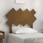 Testiera Per Letto Bianca 104X3X80,5 Cm Legno Massello Di Pino