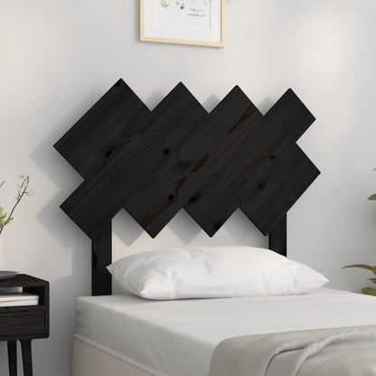 Testiera Per Letto Bianca 104X3X80,5 Cm Legno Massello Di Pino