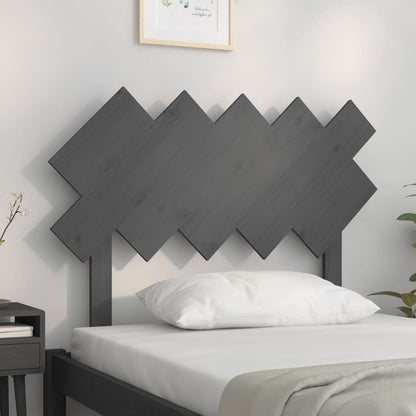 Testiera Per Letto Bianca 104X3X80,5 Cm Legno Massello Di Pino