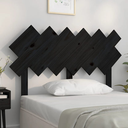 Testiera Per Letto Bianca 104X3X80,5 Cm Legno Massello Di Pino
