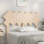 Testiera Per Letto Bianca 104X3X80,5 Cm Legno Massello Di Pino