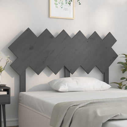Testiera Per Letto Bianca 104X3X80,5 Cm Legno Massello Di Pino