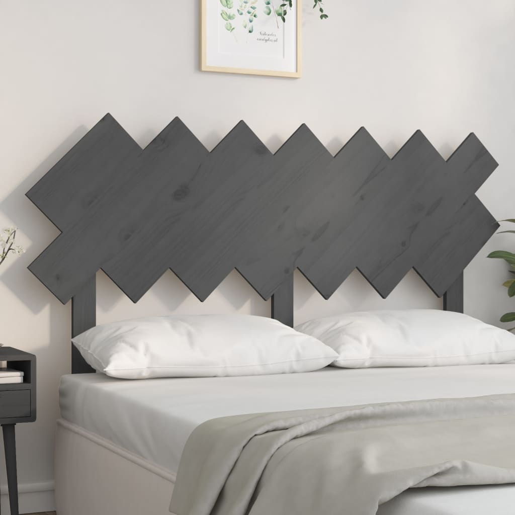 Testiera Per Letto Bianca 104X3X80,5 Cm Legno Massello Di Pino