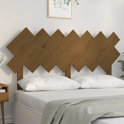 Testiera Per Letto Bianca 104X3X80,5 Cm Legno Massello Di Pino