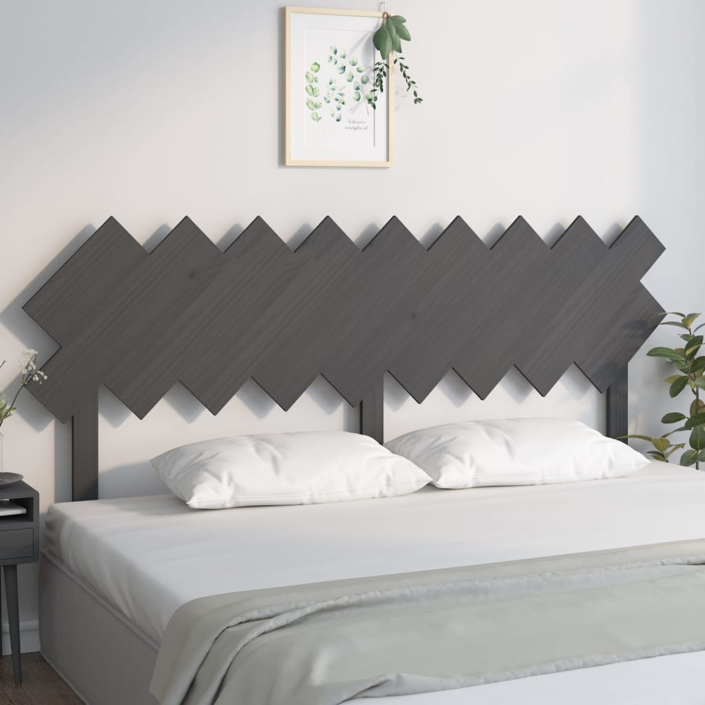 Testiera Per Letto Bianca 104X3X80,5 Cm Legno Massello Di Pino