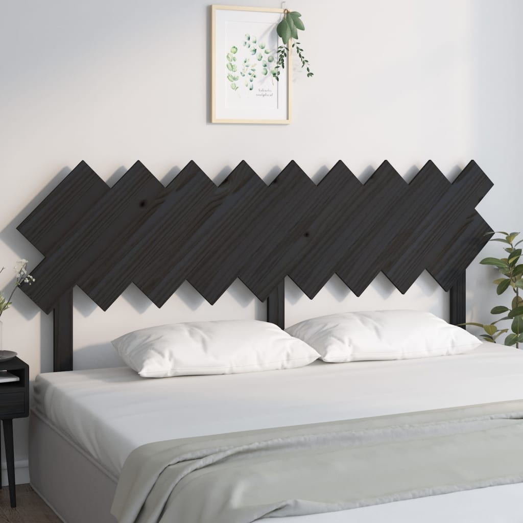 Testiera Per Letto Bianca 104X3X80,5 Cm Legno Massello Di Pino