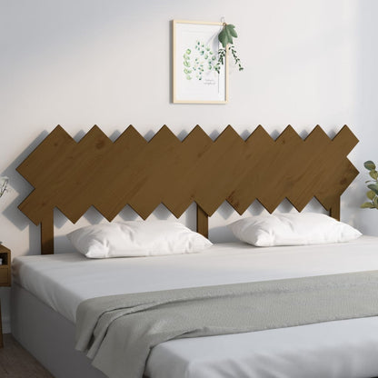 Testiera Per Letto Bianca 104X3X80,5 Cm Legno Massello Di Pino